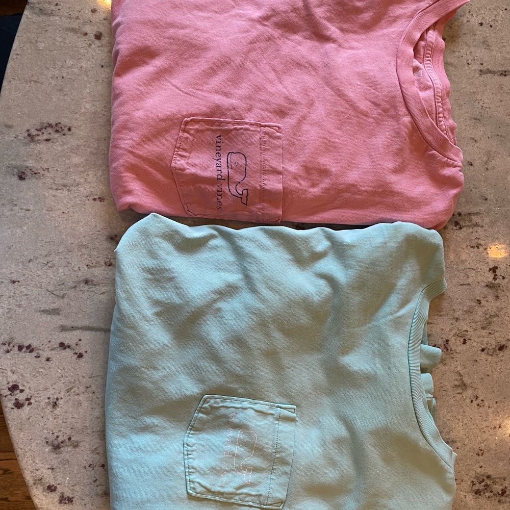 Two long sleeve vineyard vine shirts - medium